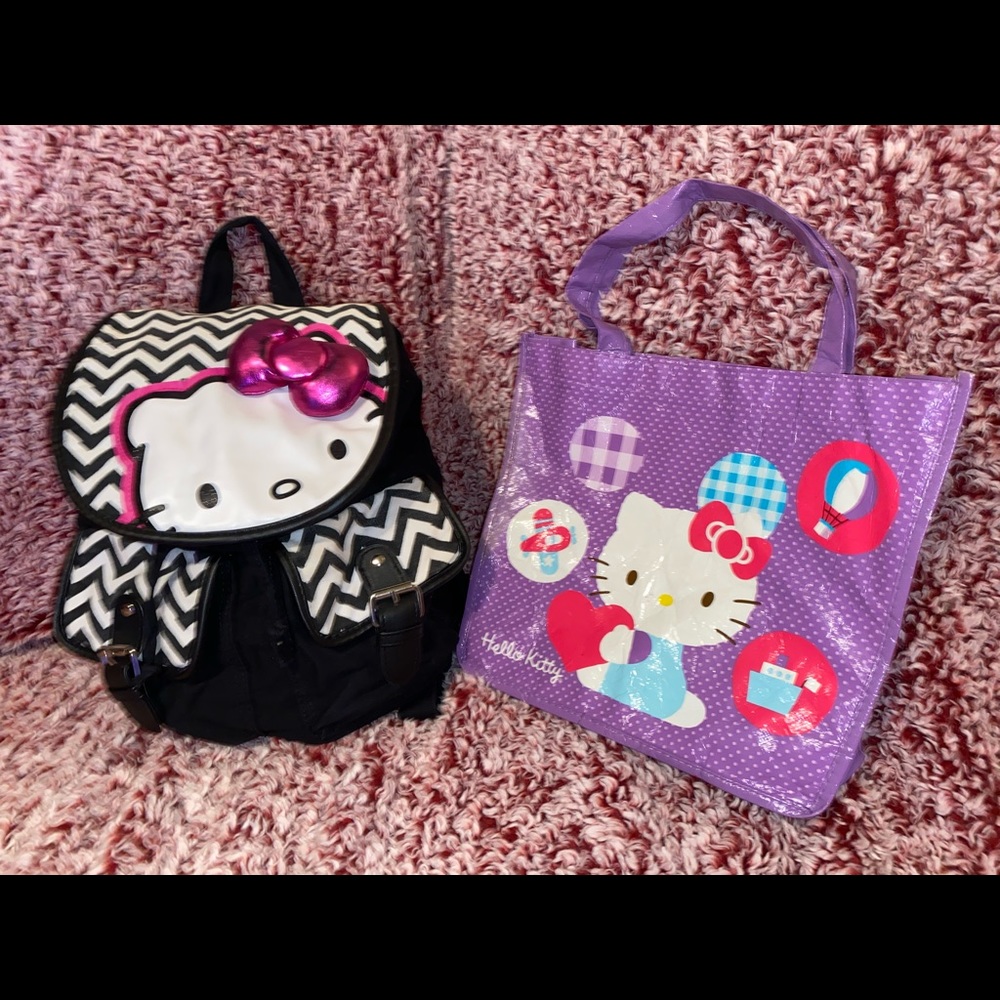 Hello Kitty Lot Backpack and  Free Tote